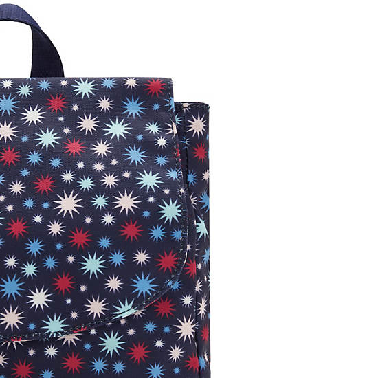 Kipling Dannie Printed Small Ryggsäck Blå | SE 1668ZU